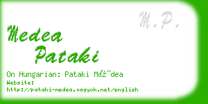 medea pataki business card